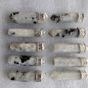 Moonstone pencil pendent