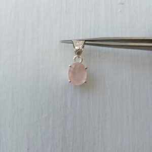 Amethyst pendant in pure silver